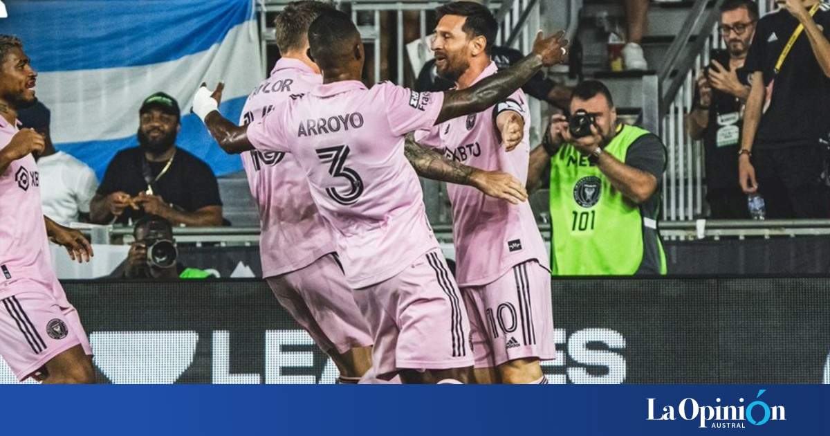 Todo Color Rosa Lionel Messi Marc Un Doblete Y El Inter Miami Derrot