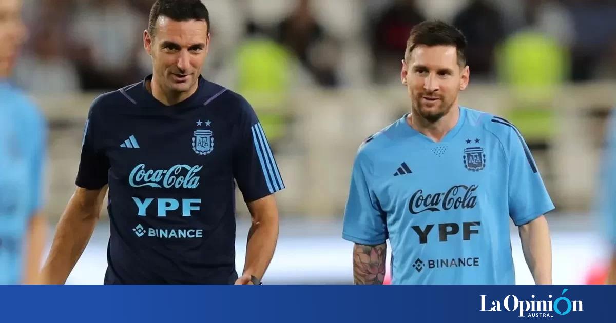 Scaloni habló sobre la continuidad de Lionel Messi en la Selección