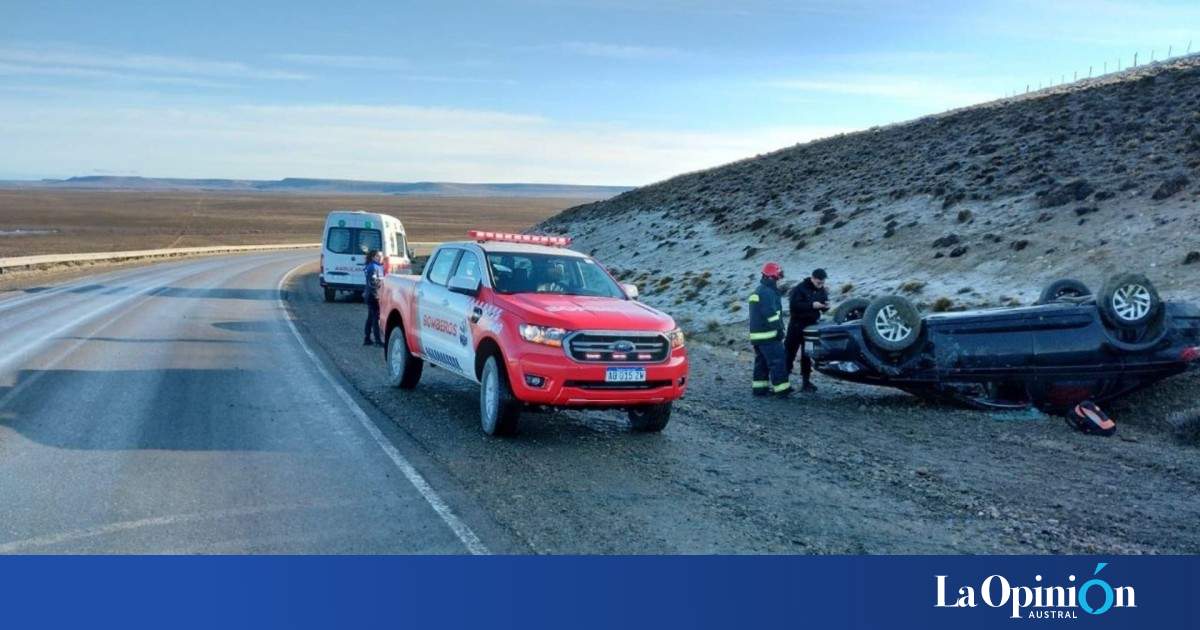 Caminos Con Escarcha Fuerte Vuelco Sobre Ruta Nacional N La Opin N