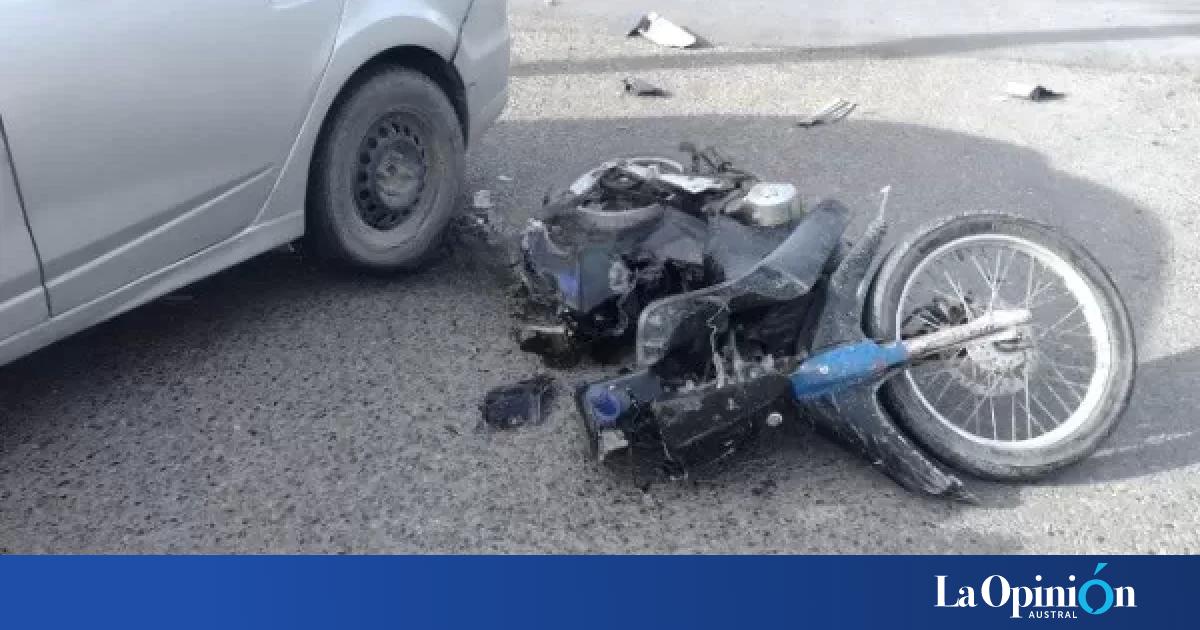 Un Joven Motociclista Debi Ser Hospitalizado Tras Violento Choque En