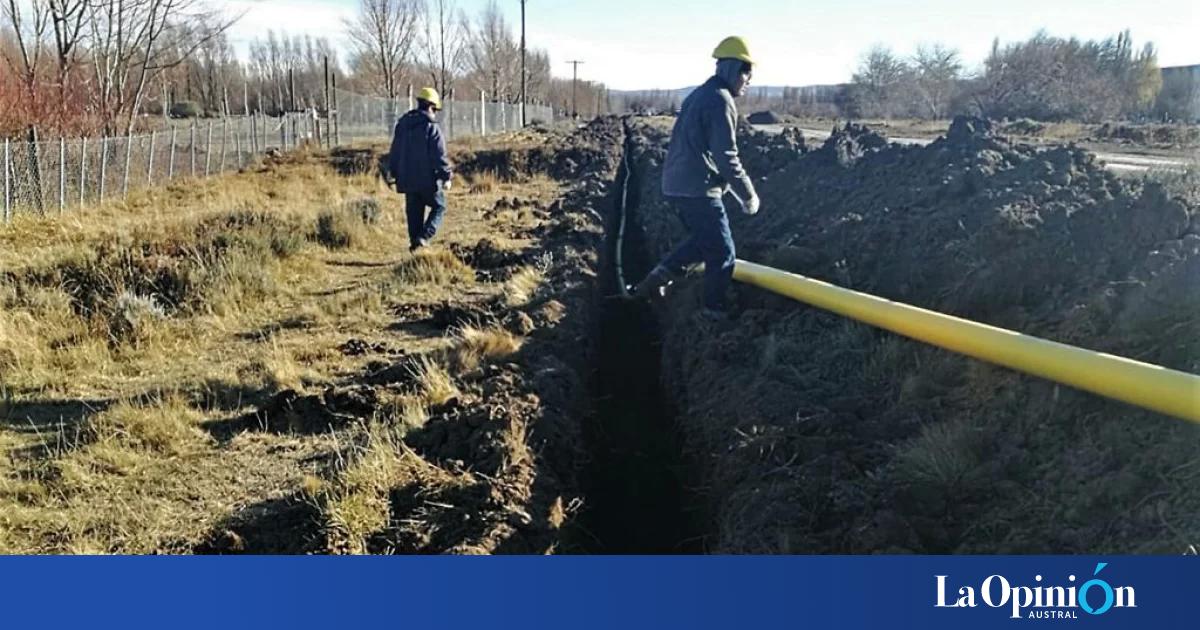 Avanza obra de tendido de red de gas La Opinión Austral