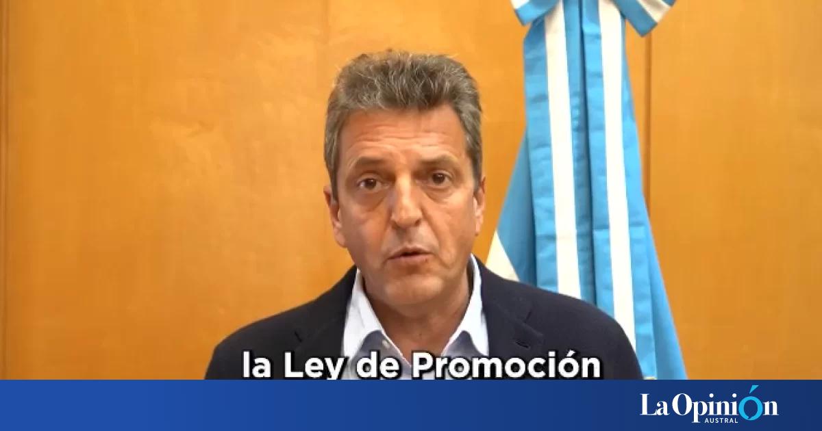 Sergio Massa Adelant Medidas Que Beneficiar N A Santa Cruz Y Chubut