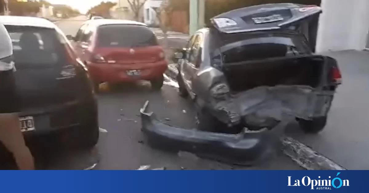 Perdi El Control De Su Auto Y Provoc Un Choque En Cadena En El Centro