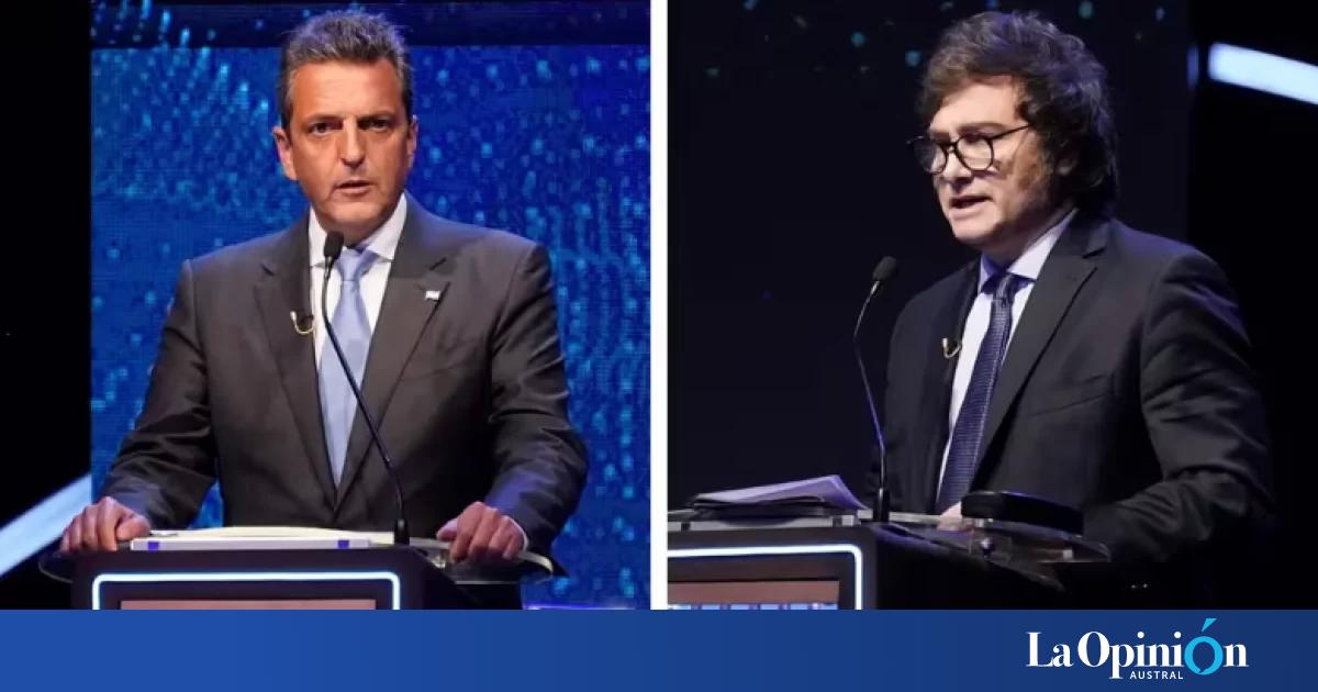 Debate Presidencial A Horas Para Que Sergio Massa Y Javier Milei