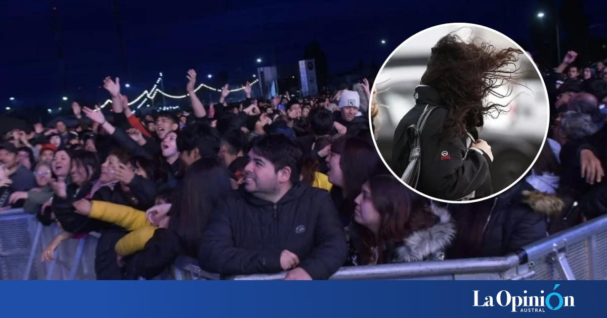 Alerta por viento en el Festival Aniversario de Río Gallegos Qué día