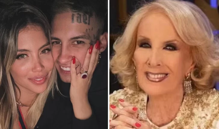 Las Fotos Del Encuentro De Wanda Nara Y L Gante Con Mirtha Legrand En