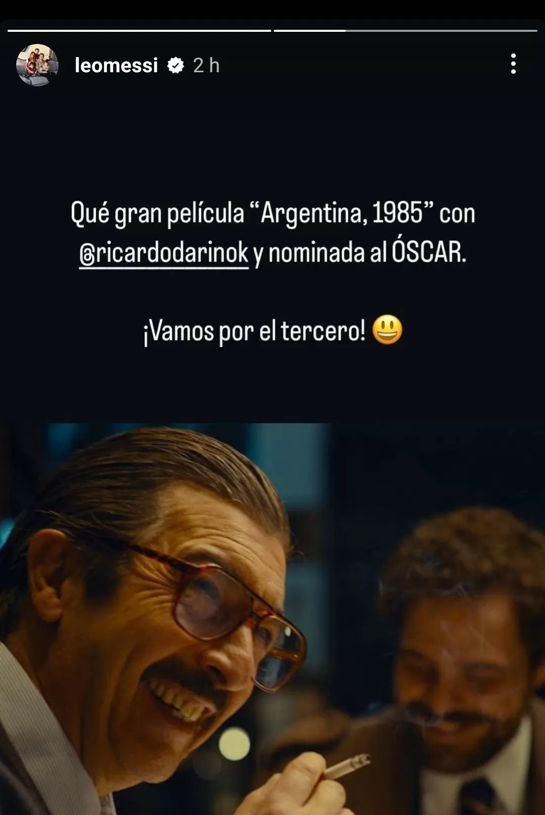 Vamos por el tercero!”: el apoyo de Leo Messi a la película “Argentina,  1985” para ganar el Oscar | La Opinón Austral