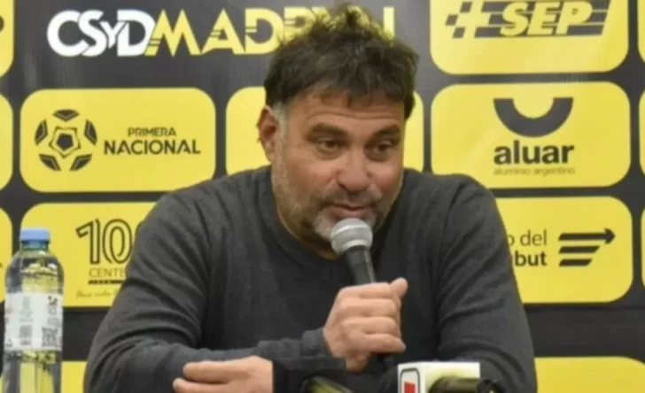 Fin de ciclo: Ricardo Pancaldo no seguirá como DT de Deportivo Madryn