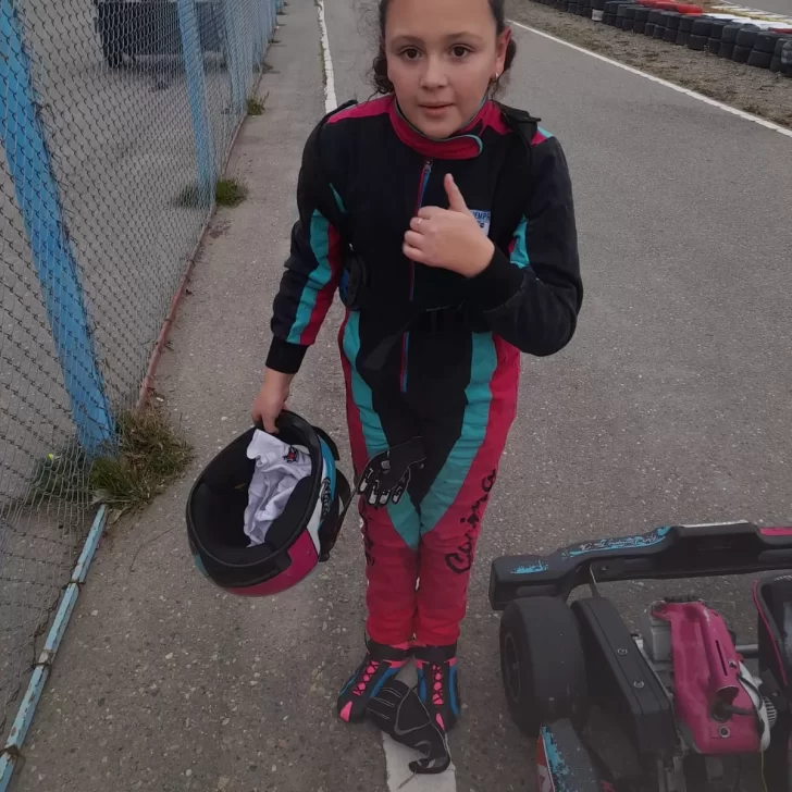 Kiara Carina, confiada para la 3ra  fecha del campeonato de karting