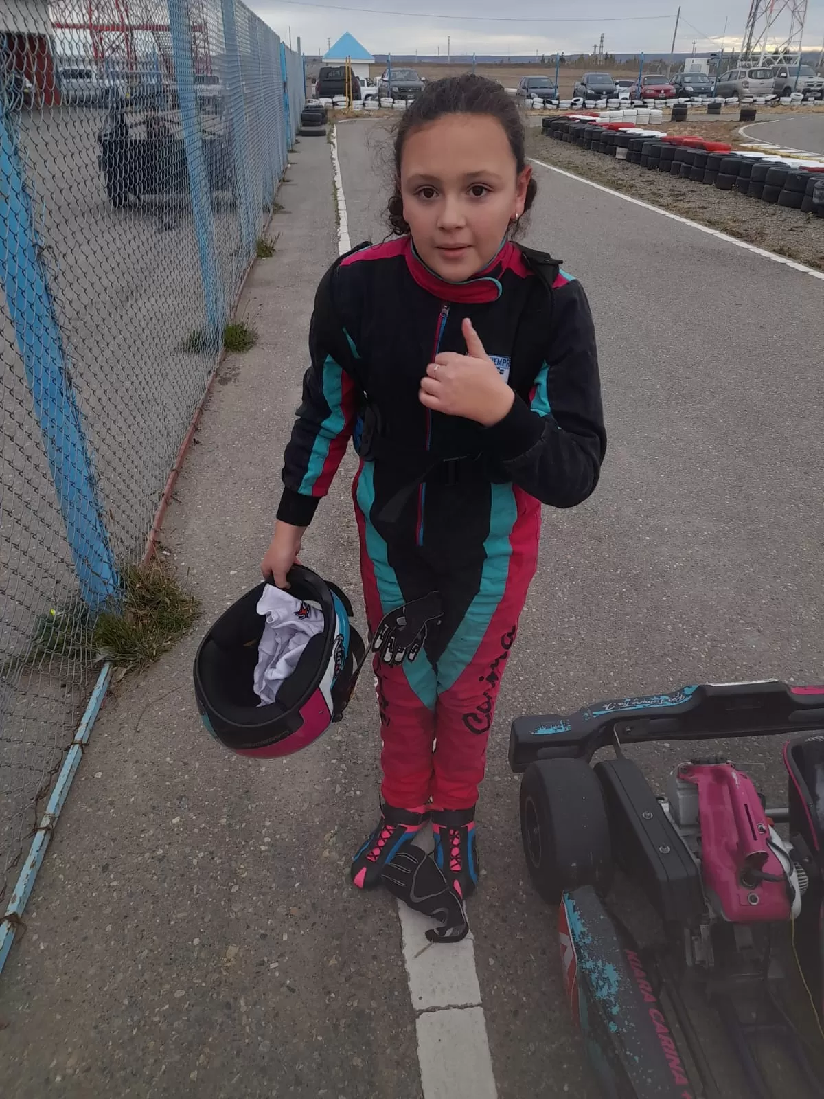 Kiara Carina, confiada para la 3ra  fecha del campeonato de karting