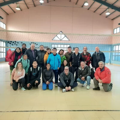 El referente del newcom Patricio Kaiser brindó cursos de arbitraje en Chubut: “Me voy feliz por la participación de la juventud”