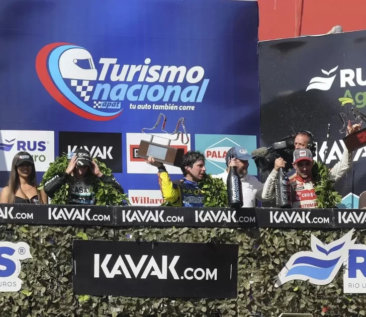Sebastián Gómez después de ganar la final de la Clase 3 del TN: “Estamos felices por el podio”