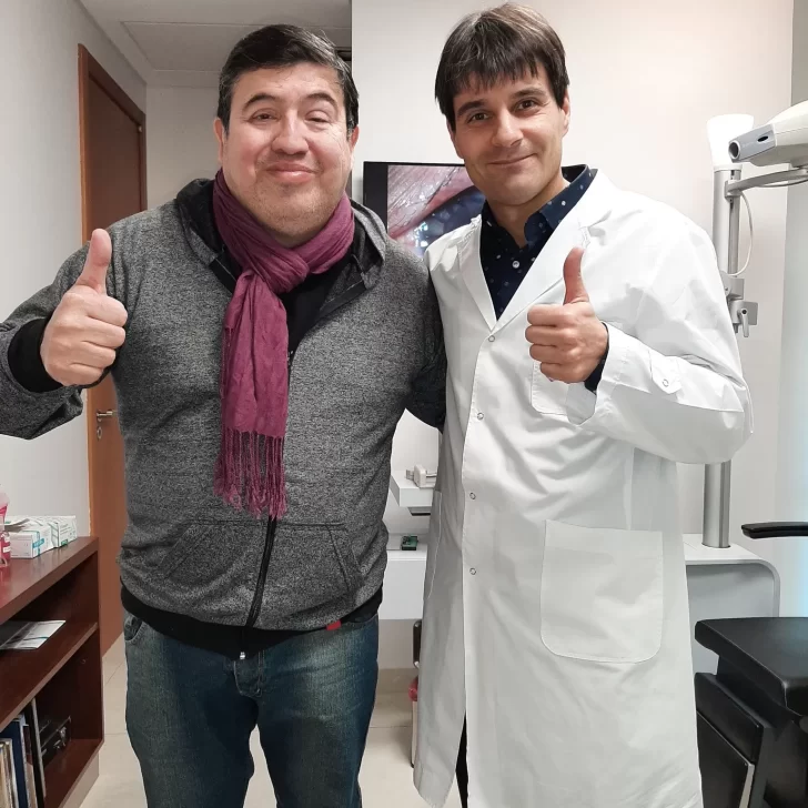 Emotivo: Lo trasplantaron de las córneas y recuperó la visión Emotivo: Lo trasplantaron de las córneas y recuperó la visión