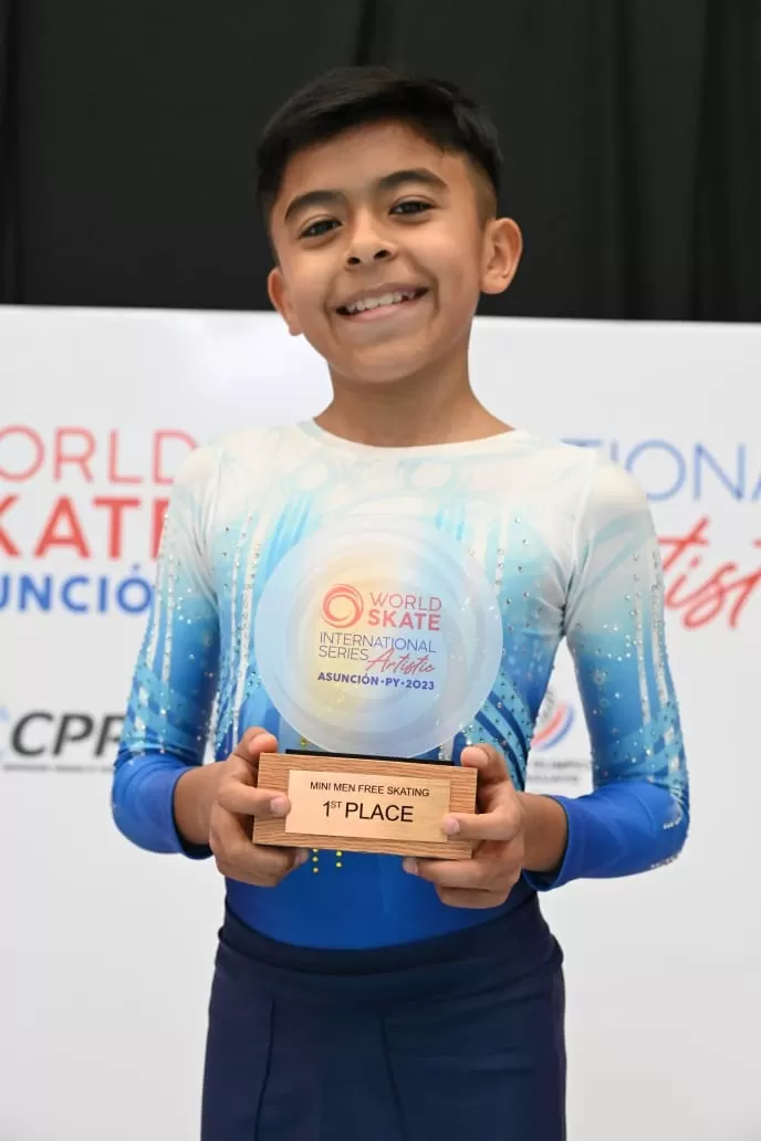 De Caleta Olivia al mundo: Santiago Rearte es campeón mundial de patín De Caleta Olivia al mundo: Santiago Rearte es campeón mundial de patín