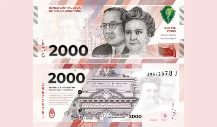 Quiénes fueron Grierson y Carrillo, las figuras del nuevo billete de $ 2.000