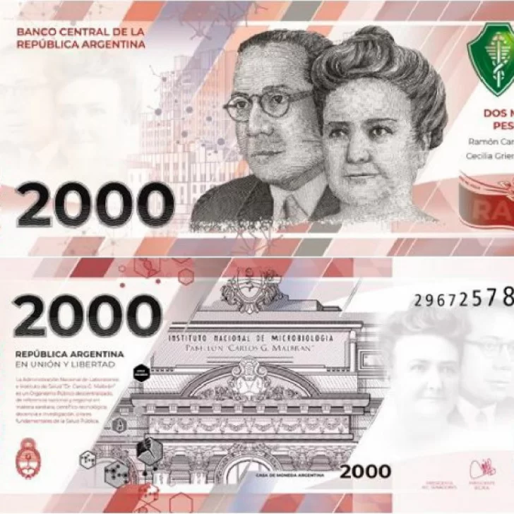 Quiénes fueron Grierson y Carrillo, las figuras del nuevo billete de $ 2.000