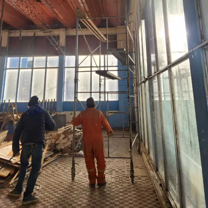 El natatorio de Hispano Americano de Río Gallegos renueva sus instalaciones