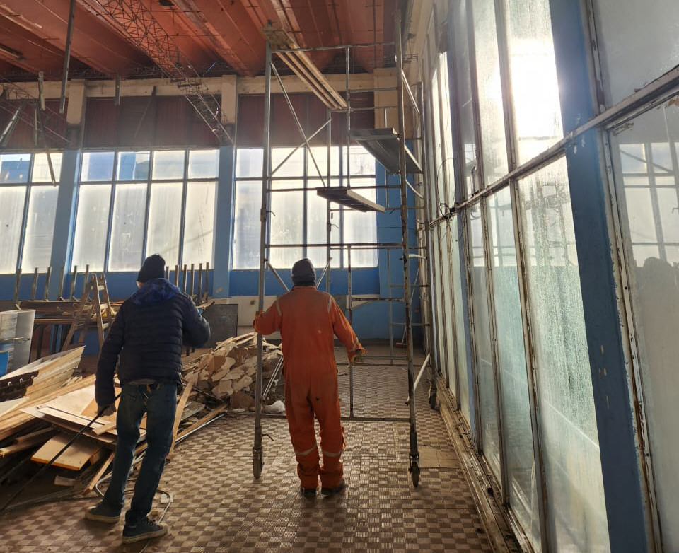 El natatorio de Hispano Americano de Río Gallegos renueva sus instalaciones
