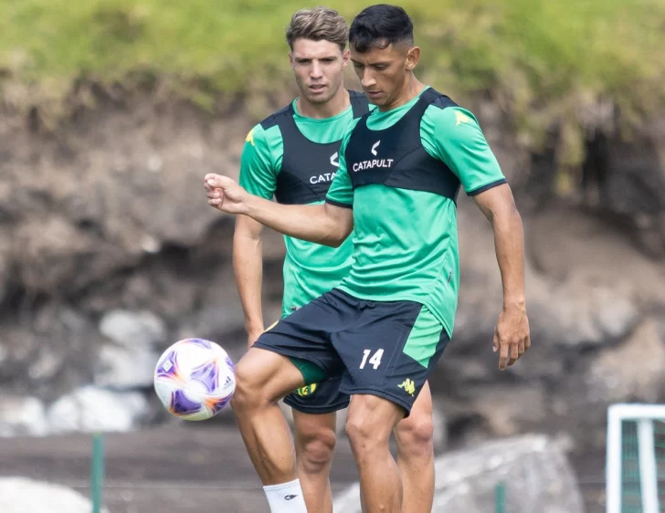 Facundo Tobares empezó la pretemporada con Aldosivi de Mar del Plata