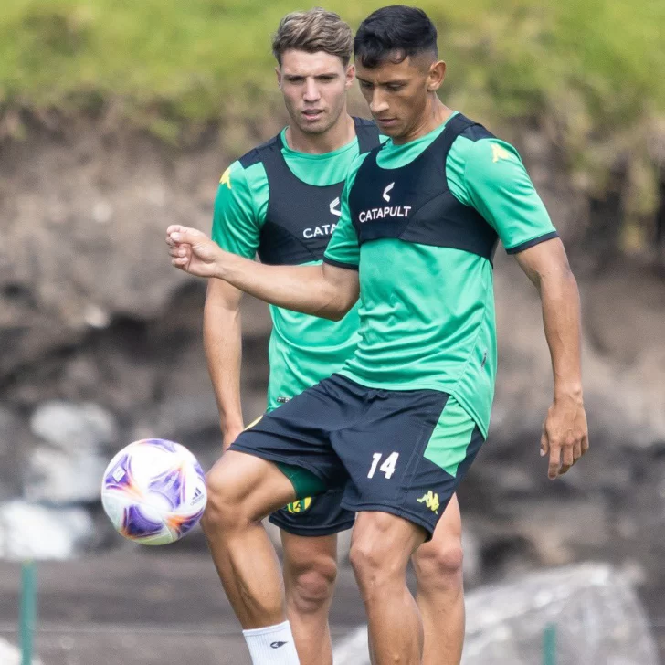 Facundo Tobares empezó la pretemporada con Aldosivi de Mar del Plata