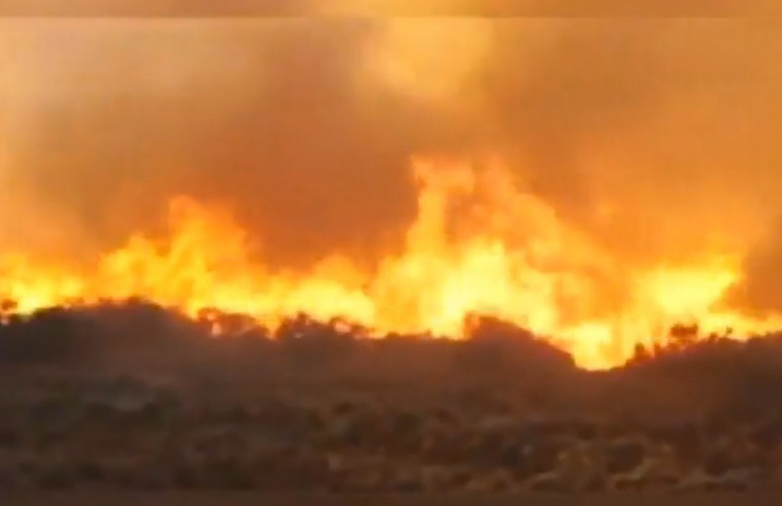 Incendio cerca de un pozo petrolero operado por CGC: contuvieron el fuego e investigan las causas que lo provocaron
