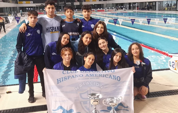 Campeonato Nacional de Natación: histórica conquista de los cadetes de Hispano de Río Gallegos