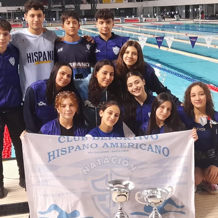 Campeonato Nacional de Natación: histórica conquista de los cadetes de Hispano de Río Gallegos