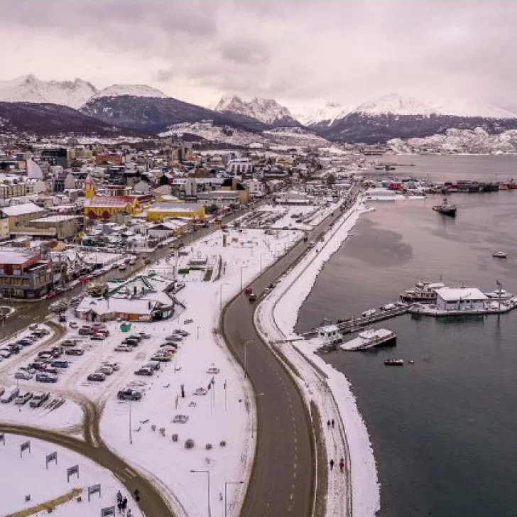Ushuaia: se acumularon más de 40 centímetros de nieve
