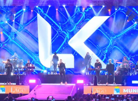 Miles de personas disfrutaron del show de La Konga en la Fiesta Nacional del Lago