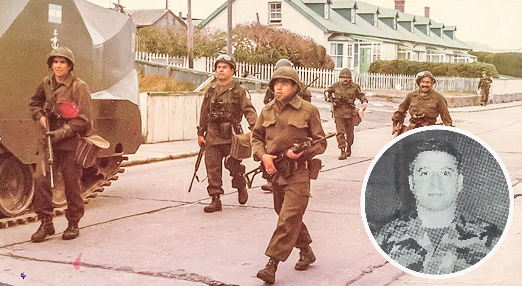 Carlos Esteban, el comandante que tuvo a cargo al soldado José Honorio Ortega