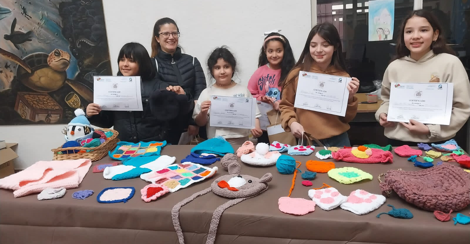 Pequeñas tejedoras: “Está surgiendo el interés de las niñas por aprender a tejer a crochet”