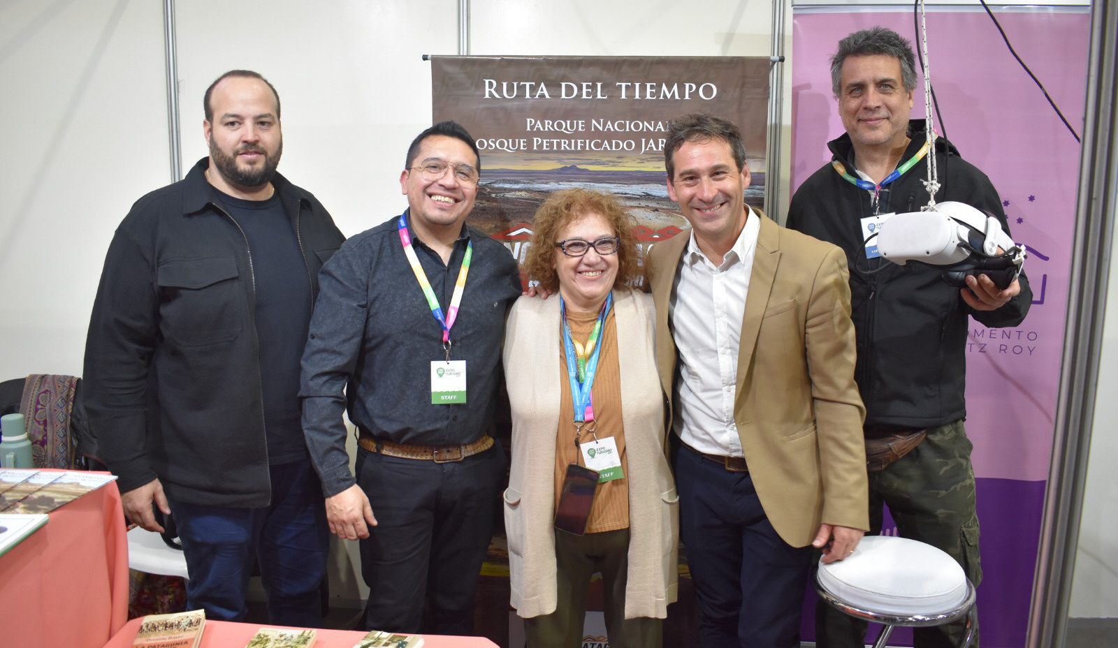 Jaramillo Fitz Roy presentan una experiencia de realidad virtual sobre las Huelgas Patagónicas en la Expo Turismo 2023 “Comodoro Alma Patagónica”