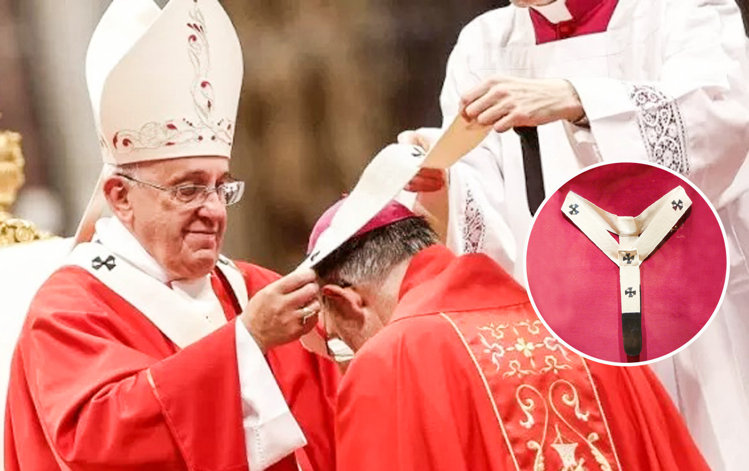 El papa Francisco entregó el palio bendecido a Jorge García Cuerva, nuevo arzobispo de Buenos Aires