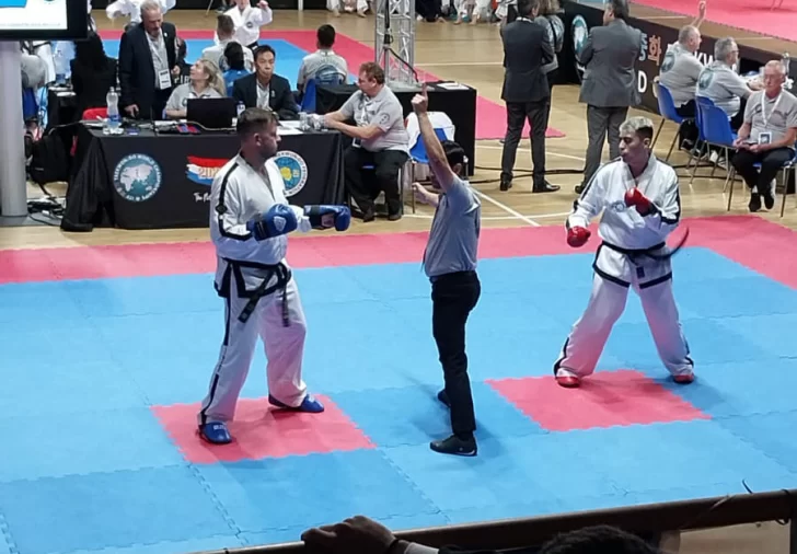 Mundial de Taekwondo ITF: Leandro Fasciotti cayó en cuartos de final y quedó entre los mejores 8 del mundo
