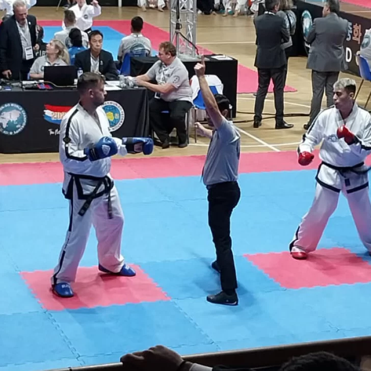 Mundial de Taekwondo ITF: Leandro Fasciotti cayó en cuartos de final y quedó entre los mejores 8 del mundo