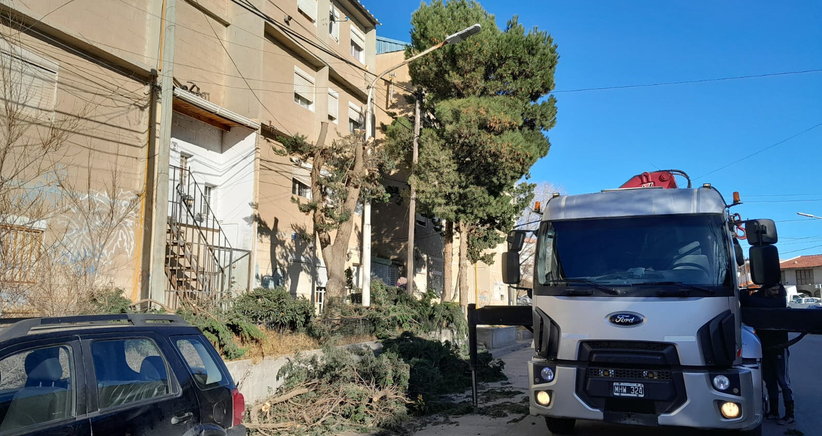 El temporal de viento azotó toda la zona norte de Santa Cruz: hubo ráfagas de hasta 154 km/h