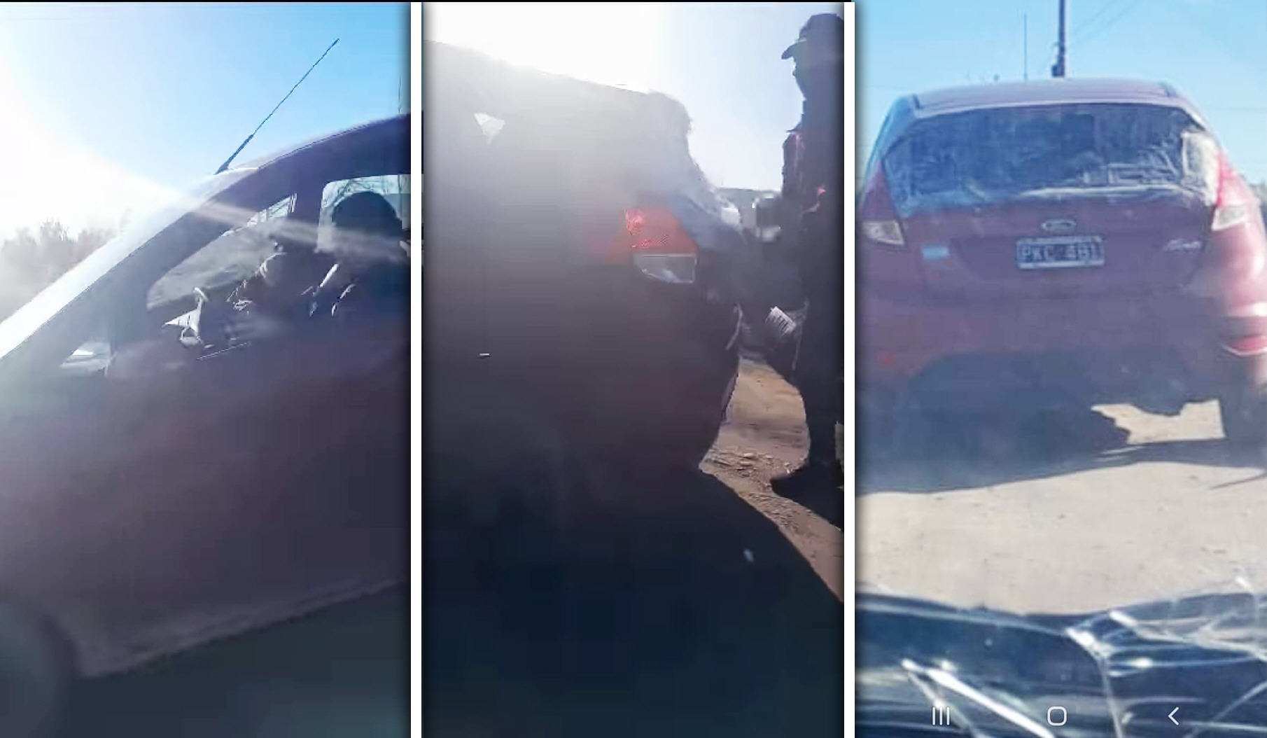 Video. Vio a ladrones en su casa y fue tras ellos: quisieron pegarle a su hija