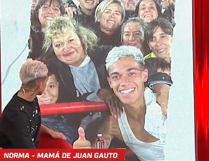 Juan Gauto confía en los sueños de su mamá Norma