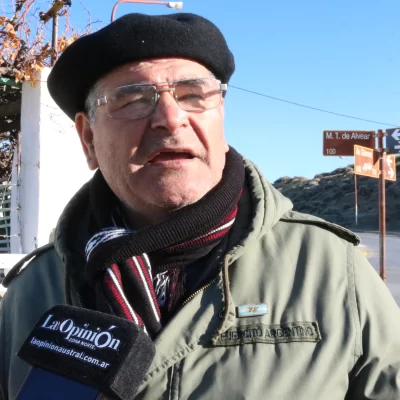 Oscar Poltronieri estuvo en Caleta Olivia: heroico soldado de Malvinas y un alma solidaria eterna