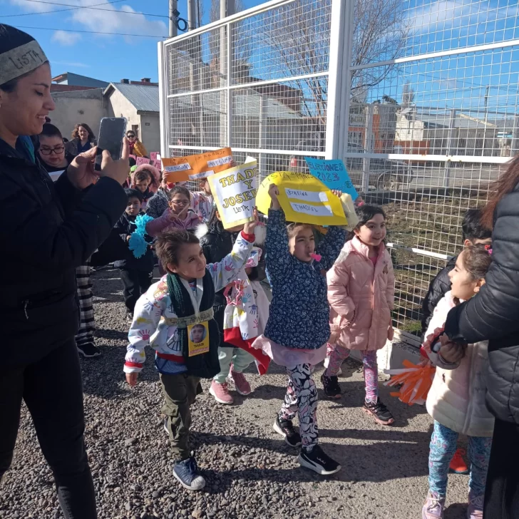 Niños del Jardín N° 53 de Río Gallegos tuvieron su “cierre de campaña”