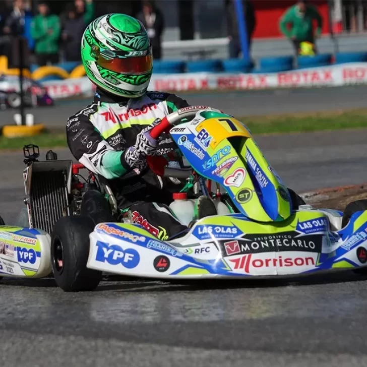 Thiago Díaz avanza firme en dos  campeonatos nacionales de karting