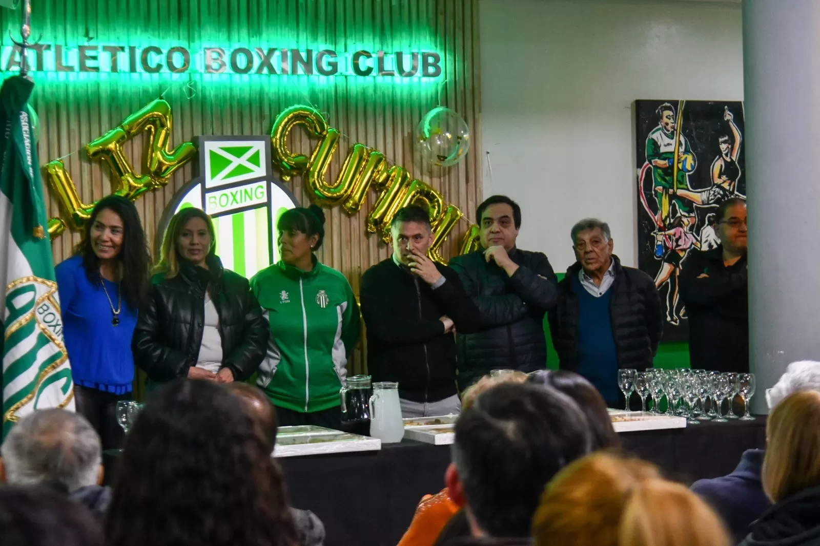 Emotivo brindis y reconocimientos por el 103 aniversario del Atlético Boxing Club