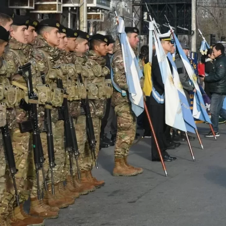 Así fue el acto por el Día de la Independencia en Río Gallegos