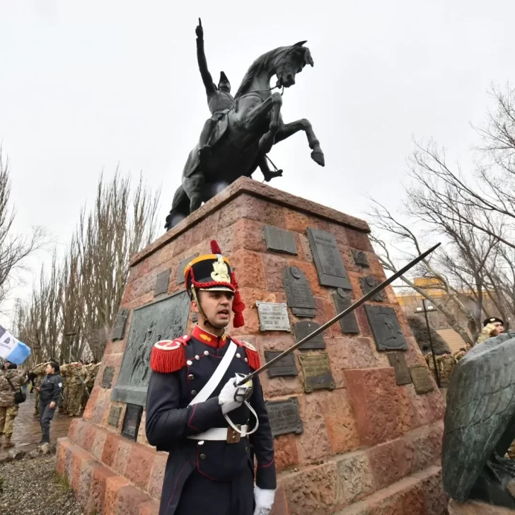 Así recordaron al General San Martín en Río Gallegos a 173 años de su muerte