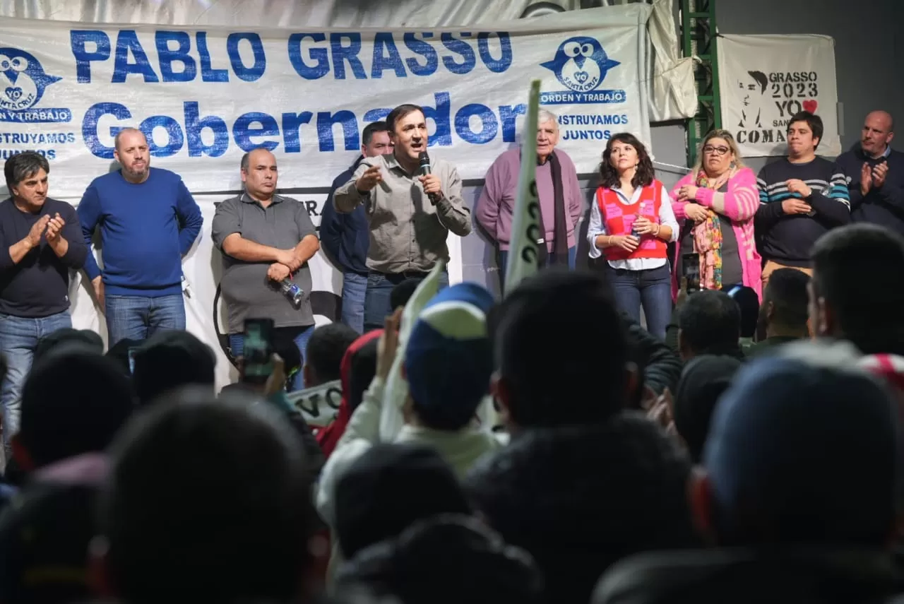 Pablo Grasso en El Calafate: “Lo que hicimos en Río Gallegos se hará en todas las localidades”