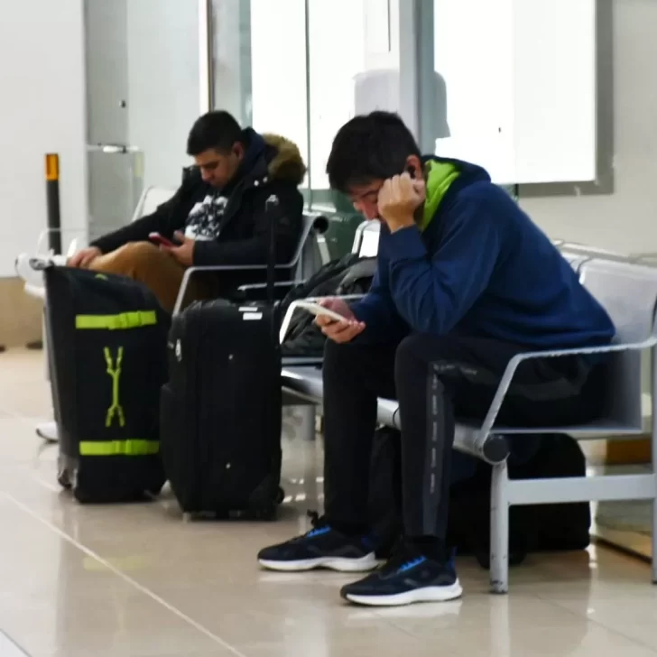 Cancelaron vuelos en el aeropuerto de Río Gallegos por el temporal en Buenos Aires