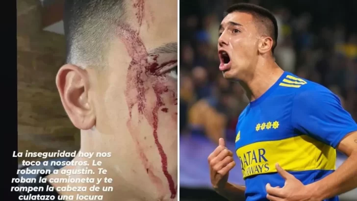 El jugador de Boca Agustín Sandez sufrió un violento robo en Lanús