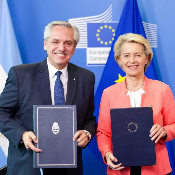 Alberto Fernández firmó un memorándum de entendimiento sobre energía entre la Argentina y la Unión Europea