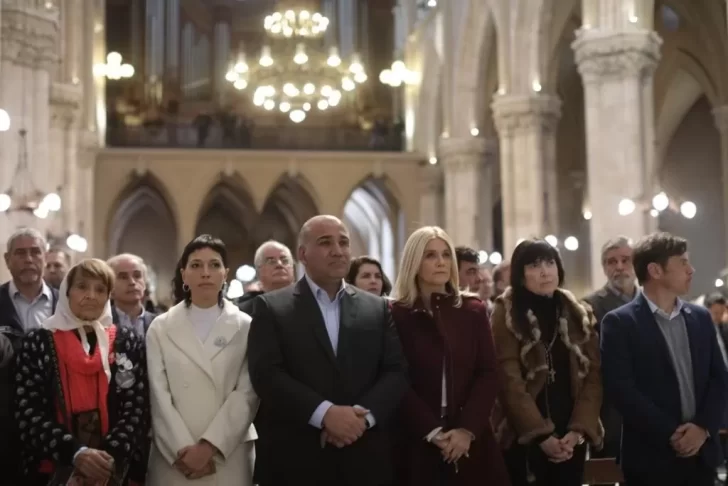 La hermana de Cristina Fernández de Kirchner participó junto a Alberto Fernández en la misa por la paz en la Basílica de Luján