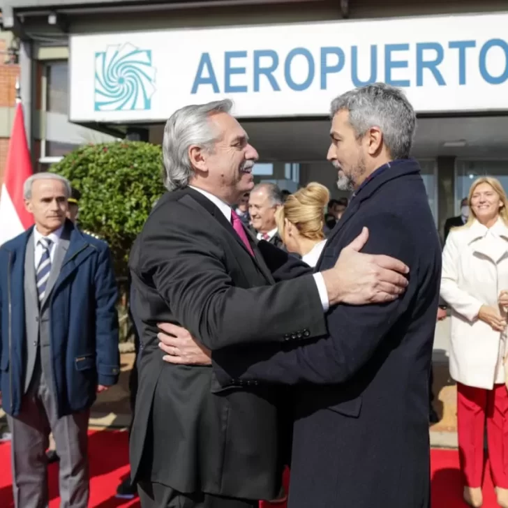 Alberto Fernández y Mario Abdo Benítez recorren la ampliación de la Central Hidroeléctrica Yacyretá